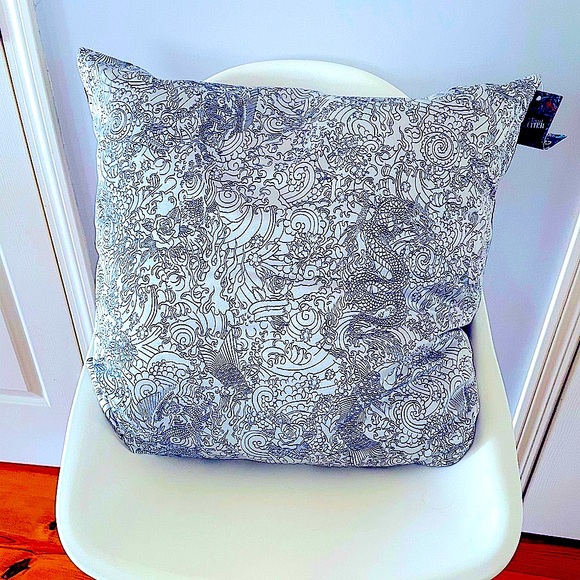 Jean Paul Gaultier Dragon Tattoo Decorative Pillow Case NWT - Picture 1 of 8